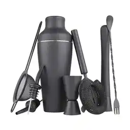 Netto Marken-Discount Cocktail-Shaker-Set, 8-teilig - Mattschwarz Angebot