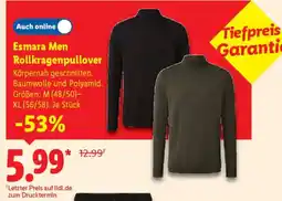 Lidl Esmara Men Rollkragenpullover Angebot