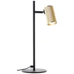 Netto Marken-Discount Brilliant Tischleuchte Marty LED-Tischlampe, 40 cm, GU10, 350 lm, 3000 K, schwarz/matt goldfarben Angebot