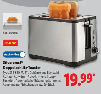 Lidl SilvercrestⓇ Doppelschlitz-Toaster Angebot