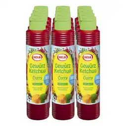 Netto Marken-Discount Hela Gewürz Ketchup Curry delikat 30% weniger Zucker 800ml, 12er Pack Angebot