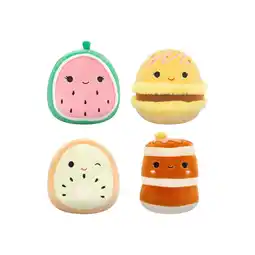 Netto Marken-Discount Jazwares SQCR06866 - Squishmallows - Food Squad, Plüschfigur, je 12,5 cm, 4er Pack Angebot
