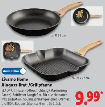Lidl Livarno Home Aluguss-Brat-/Grillpfanne Angebot