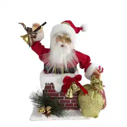 Netto Marken-Discount SHX Animierter Weihnachtsmann im Schornstein SHXCD2404 Angebot