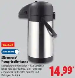 Lidl Silvercrest Pump-Isolierkanne Angebot