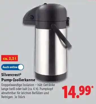Lidl SilvercrestⓇ Pump-Isolierkanne Angebot