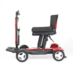 Netto Marken-Discount Prophete E-Seniorenroller, faltbar, 4-Rad, rot Angebot