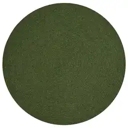 Netto Marken-Discount NYVI Teppich Braided - Wetterfest, Pflegeleicht, für Innen und Außen Farbe:GrünGröße:Ø 150 cm Angebot