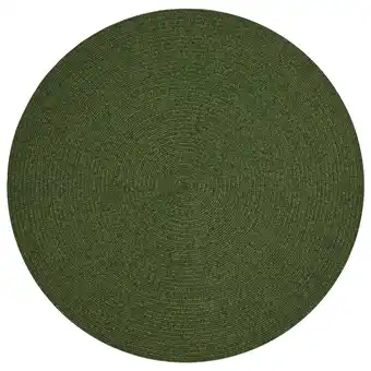 Netto Marken-Discount NYVI Teppich Braided - Wetterfest, Pflegeleicht, für Innen und Außen Farbe:GrünGröße:Ø 150 cm Angebot
