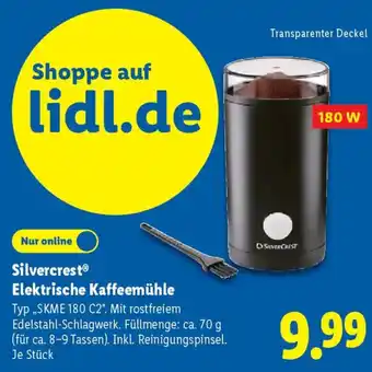 Lidl SilvercrestⓇ Elektrische Kaffeemühle Angebot
