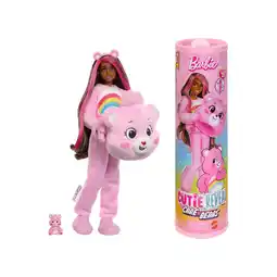 Netto Marken-Discount Mattel JCN95 - Barbie - Cutie Reveal - Care Bears - Glücksbärchis Puppe mit 10 Überraschungen Angebot