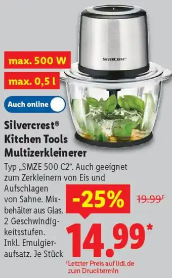 Lidl Silvercrest Kitchen Tools Multizerkleinerer Angebot