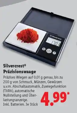Lidl SilvercrestⓇ Präzisionswaage Angebot