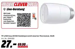 Saturn TP-LINK Kasa KE100 Heizkörperventil smartes Thermostat, Weiß Angebot