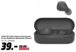 Saturn SONY WF-C510, leicht und kompakt, In-ear Kopfhörer Bluetooth Schwarz Angebot