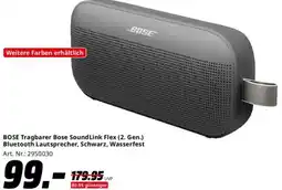 Saturn BOSE Tragbarer Bose SoundLink Flex (2. Gen.) Bluetooth Lautsprecher, Schwarz, Wasserfest Angebot