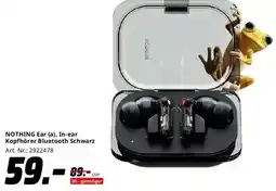 Saturn NOTHING Ear (a), In-ear Kopfhörer Bluetooth Schwarz Angebot