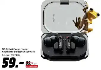 Saturn NOTHING Ear (a), In-ear Kopfhörer Bluetooth Schwarz Angebot