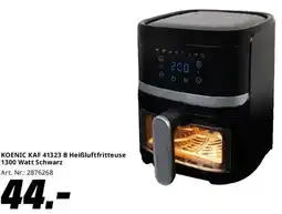 Saturn KOENIC KAF 41323 B Heißluftfritteuse 1300 Watt Schwarz Angebot