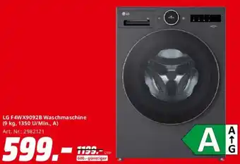 Saturn LG F4WX9092B Waschmaschine Angebot