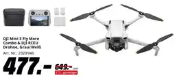 Saturn DJI Mini 3 Fly More Combo & DJI RCEU Drohne, Grau/Weiß Angebot
