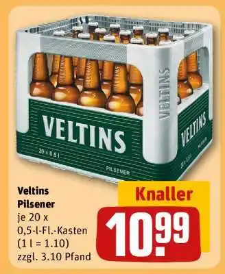 REWE VELTINS Pilsener Angebot