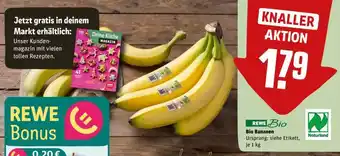 REWE Bio Bananen Angebot