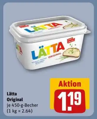 REWE LÄTTA Original Angebot