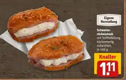 REWE Schweinerückensteak Angebot