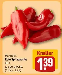 REWE Rote Spitzpaprika Angebot
