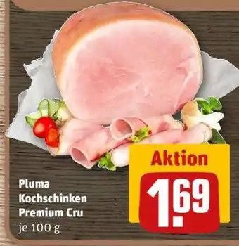 REWE Pluma Kochschinken Premium Cru Angebot
