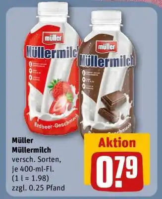 REWE MÜLLER Müllermilch Angebot