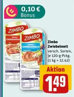 REWE Zimbo Zwiebelmett Angebot