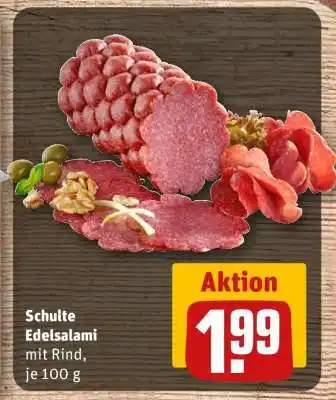 REWE Schulte Edelsalami Angebot