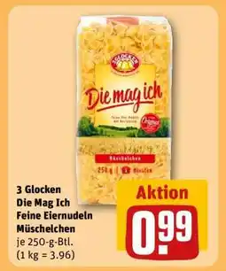 REWE 3 Glocken Die Mag Ich Feine Eiernudeln Müschelchen Angebot