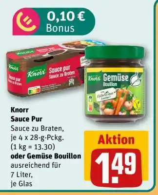 REWE Knorr Sauce Pur Angebot