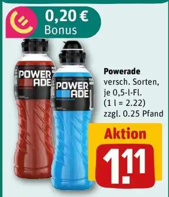 REWE Powerade Angebot