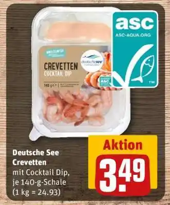 REWE Deutsche See Crevetten Angebot