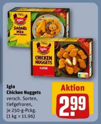 REWE iglo Chicken-Nuggets Angebot