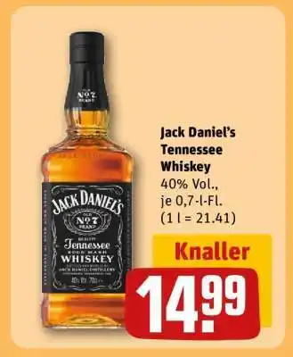 REWE Jack Daniel’s Tennessee Whiskey Angebot