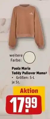 REWE Paola Maria Teddy Pullover Mama³ Angebot