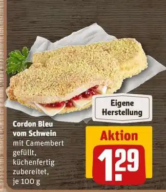 REWE Cordon Bleu vom Schwein Angebot