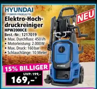 Norma Elektro-Hochdruckreiniger HPW2000CE Angebot
