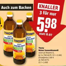REWE THOMY Reines Sonnenblumenöl Angebot