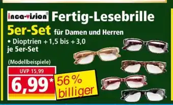 Norma Fertig-Lesebrille 5er-Set Angebot