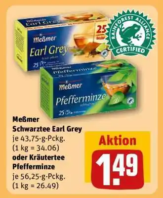 REWE Meßmer Schwarztee Earl Grey Angebot