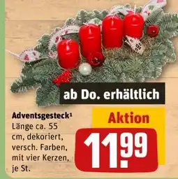 REWE Adventsgesteck Angebot