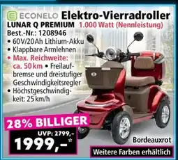 Norma ECONELO Elektro-Vierradroller LUNAR Q PREMIUM Angebot