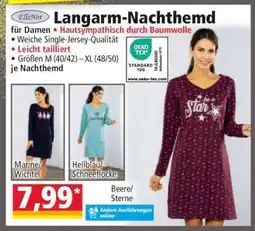 Norma Langarm-Nachthemd Angebot