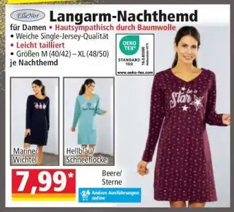 Norma Langarm-Nachthemd Angebot